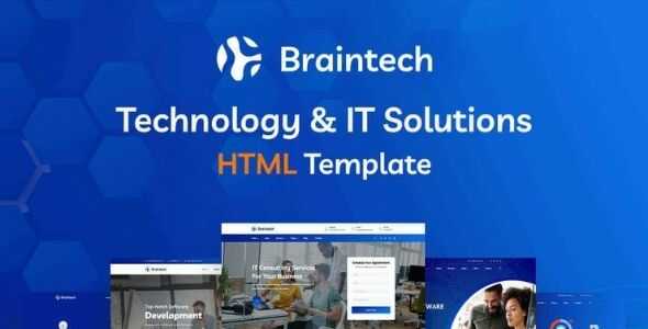 Braintech - Technology & IT Solutions WordPress Theme gpl
