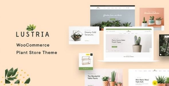Lustria - MultiPurpose Plant Store WordPress Theme gpl
