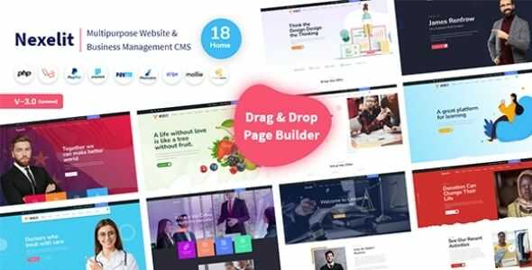 Nexelit - Multipurpose Website & Business Management System CMS