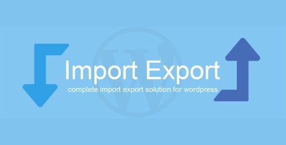 WP Import Export gpl