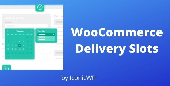 Iconic WooCommerce Delivery Slots