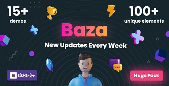 Baza - Creative MultiPurpose WordPress Theme gpl