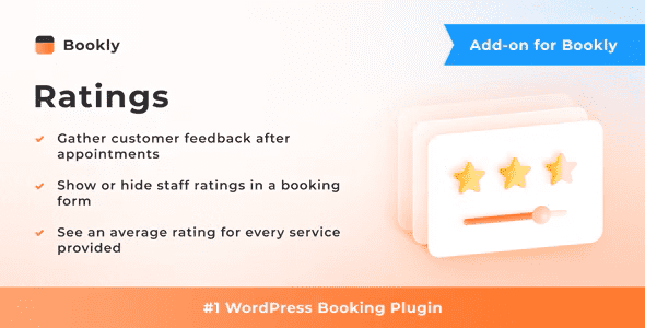Bookly Ratings Addon GPL