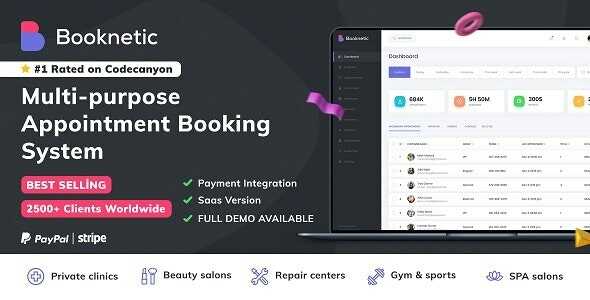 Booknetic GPL - WordPress Booking Plugin for Appointment Scheduling