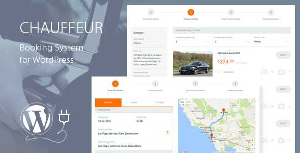 Chauffeur Booking System for WordPress Real GPL