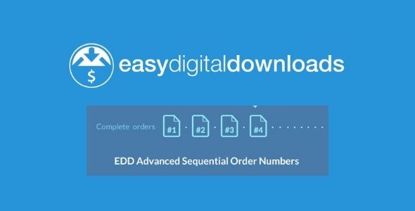 Easy Digital Downloads Advanced Sequential Order Numbers gpl