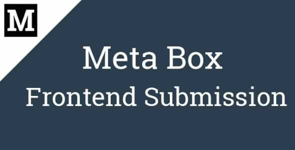 Meta Box Frontend Submission gpl