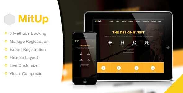 MitUp - Event & Conference WordPress Theme gpl