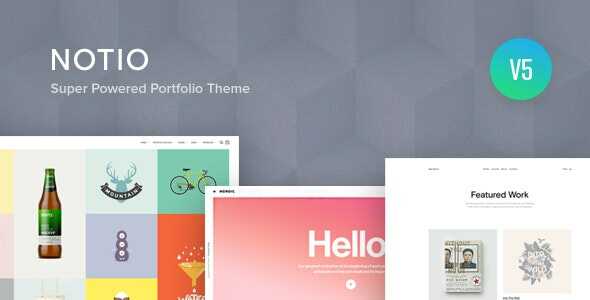 Notio Theme GPL- Creative Portfolio WordPress Theme