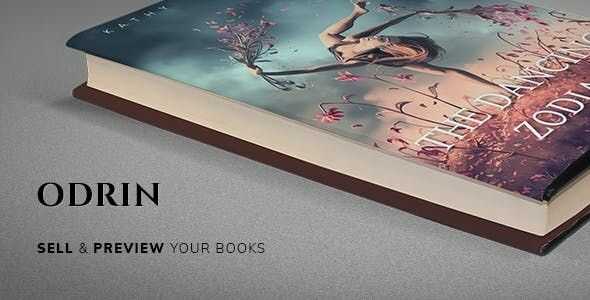 Odrin - Book Selling WordPress Theme for Writers gpl