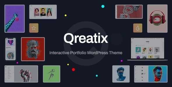 Qreatix – Interactive Portfolio WordPress Theme gpl