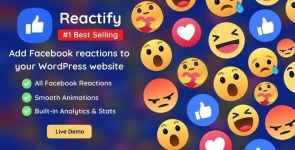 Reactify - Facebook Reactions For WordPress gpl