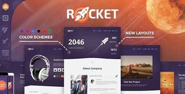 Rocket - Creative Multipurpose WordPress Theme gpl
