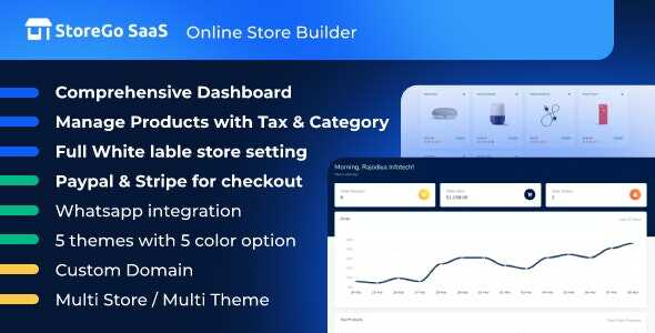 StoreGo SaaS - Online Store Builder gpl