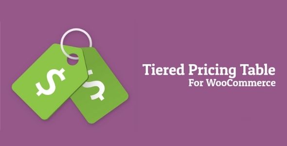 Tiered Pricing Table for WooCommerce