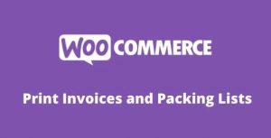WooCommerce Print Invoices and Packing Lists gpl
