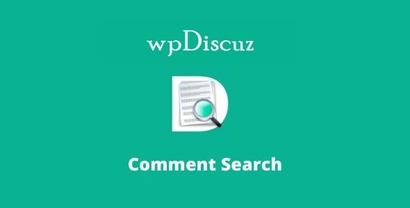 wpDiscuz Comment Search addon