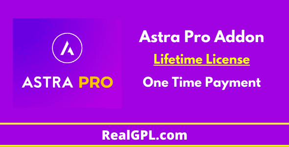 Astra Pro Addon Lifetime License Real GPL