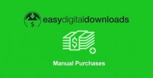 Easy Digital Downloads Manual Purchases gpl
