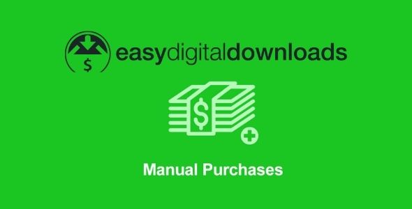 Easy Digital Downloads Manual Purchases gpl