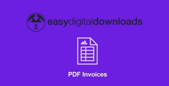 Easy Digital Downloads PDF Invoices gpl