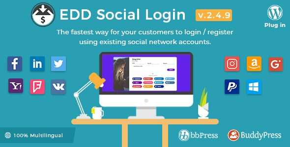 Easy Digital Downloads - Social Login gpl