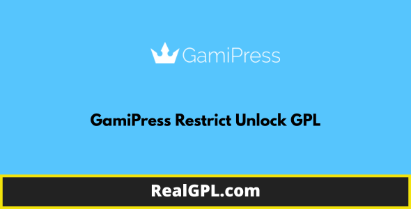 GamiPress Restrict Unlock GPL GamiPress Restrict Unlock GPL