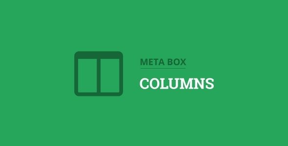 Meta Box Columns addon gpl