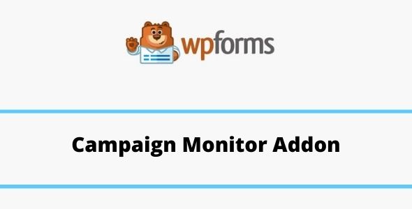 WPForms Campaign Monitor addon gpl