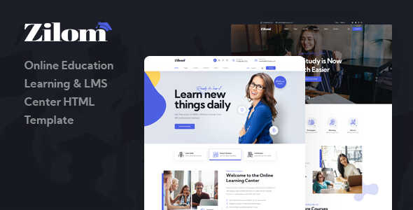 Zilom - Online Education Learning WordPress Theme Real GPL