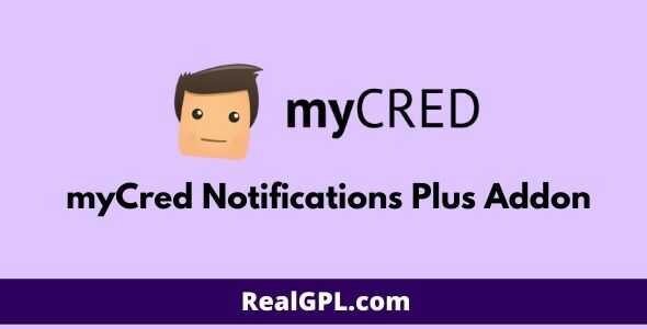 myCred Notifications Plus Addon gpl