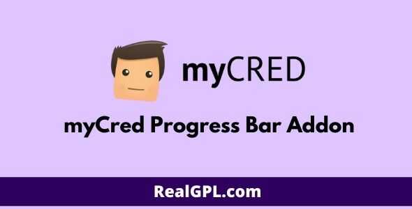 myCred Progress Bar Addon gpl
