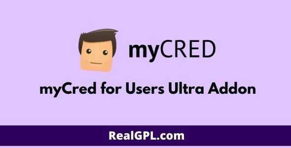 myCred for Users Ultra Addon gpl
