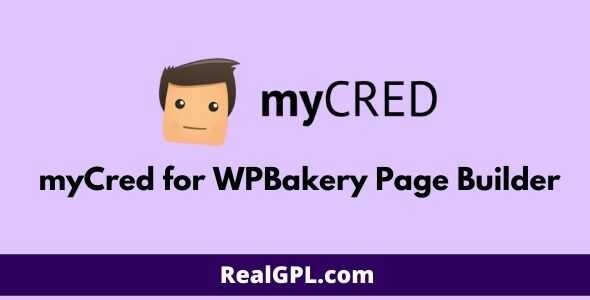 myCred for WPBakery Page Builder addon gpl