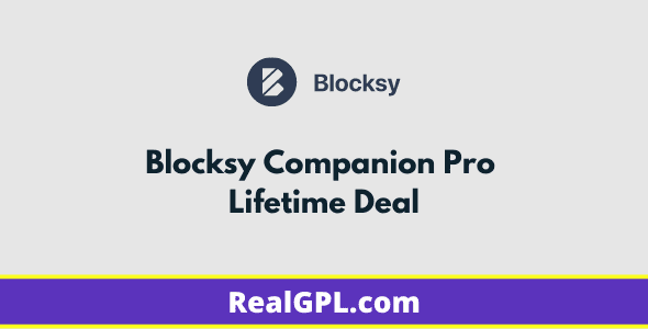 Blocksy Companion Pro Lifetime Deal