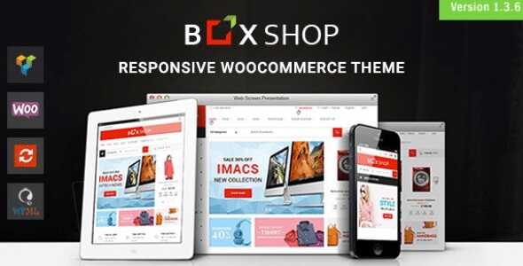 BoxShop - Responsive WooCommerce WordPress Theme Real GPL