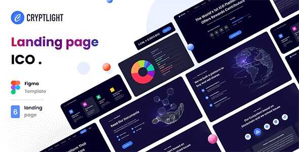 Cryptlight - ICO Landing Page WordPress Theme Real GPL