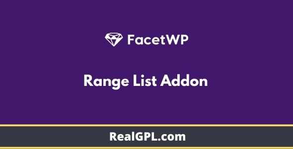 FacetWP Range List Addon gpl