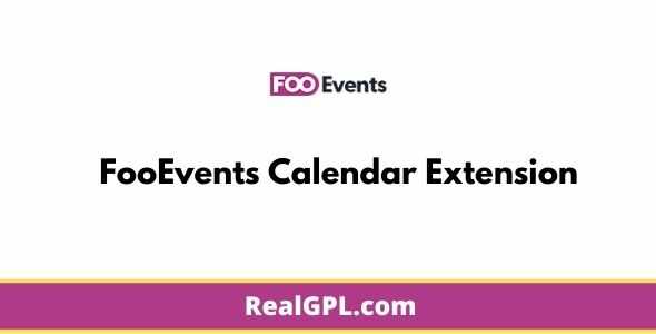 FooEvents Calendar Extension GPL