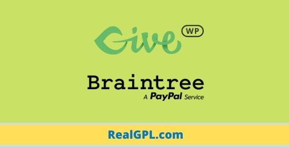 GiveWP Braintree Gateway addon gpl