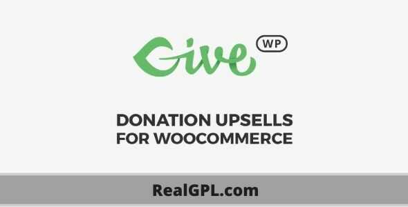 GiveWP Donation Upsells for WooCommerce gpl