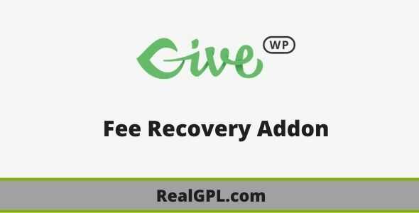 GiveWP Fee Recovery gpl