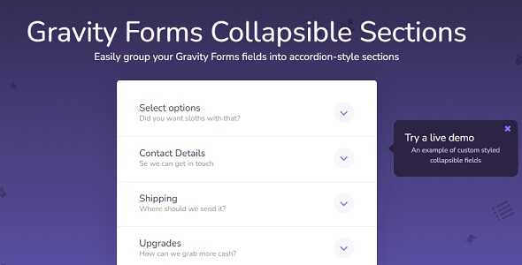 Gravity Forms Collapsible Sections GPL