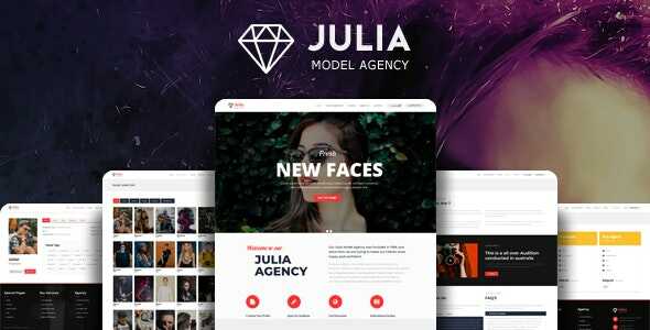 Julia - Talent Management WordPress Theme Real GPL