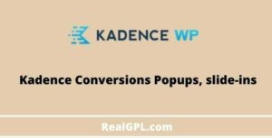 Kadence Conversions Popups, slide-ins addon gpl