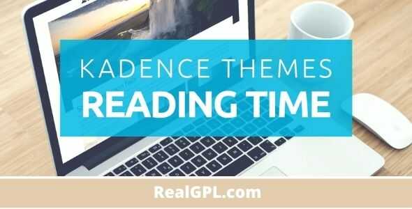 Kadence Reading Time addon gpl