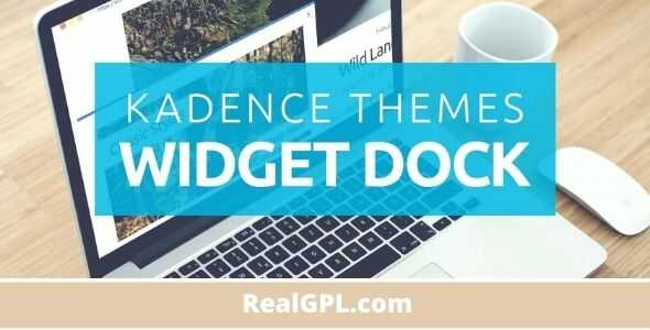 Kadence Widget Dock addon gpl