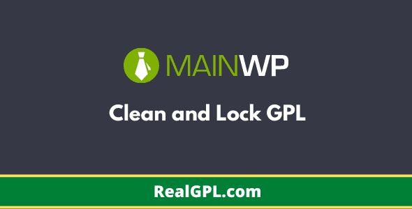 MainWP Clean and Lock GPL