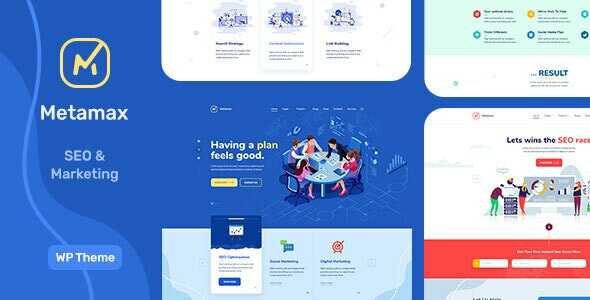 MetaMax - SEO and Marketing WordPress Theme Real GPL