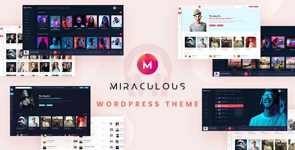 Miraculous - Multi Vendor Online Music Store WordPress Theme Real GPL